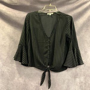 Takara Tie Waist, Bell Sleeves Top